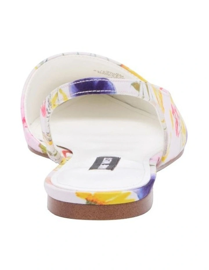 Nine West Beads Flats In White Floral 4 Nine West Beads Flats In White Floral - Image 4