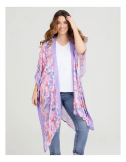 Pastel Floral Cape In Print -Myer Clothing Shop 951316210 3 720x928