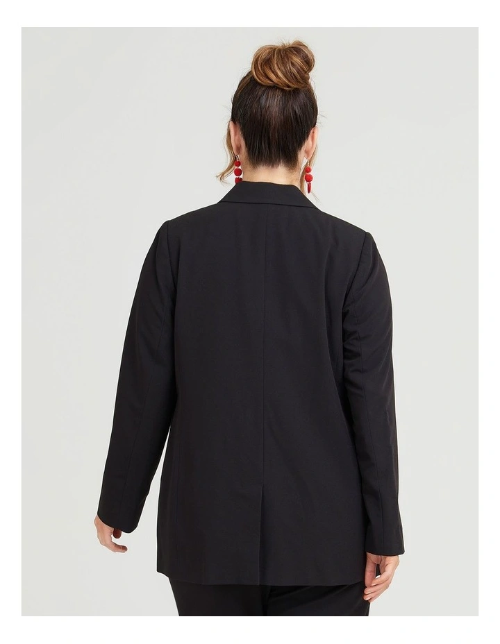 Tiana Lined Suit Jacket In Black 2 Tiana Lined Suit Jacket In Black - Image 2