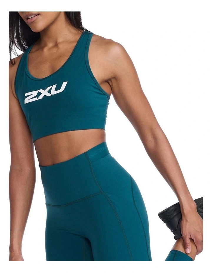2XU Motion Racerback Crop In Turquoise 2 2XU Motion Racerback Crop In Turquoise - Image 2