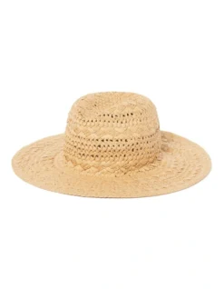 Forever New Alexis Woven Rancher Hat In Natural