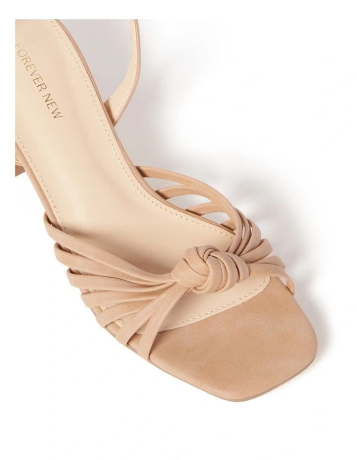 Forever New Liliah Mid Block Strappy In Nude Nubuck 2 Forever New Liliah Mid Block Strappy In Nude Nubuck - Image 2