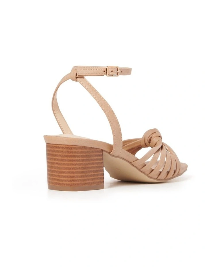 Forever New Liliah Mid Block Strappy In Nude Nubuck 3 Forever New Liliah Mid Block Strappy In Nude Nubuck - Image 3