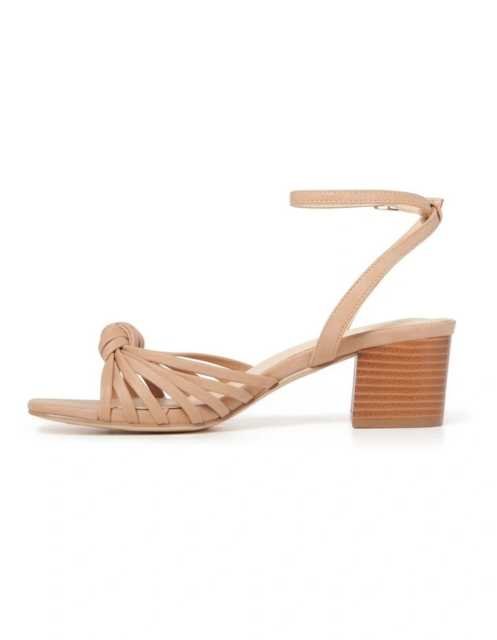 Forever New Liliah Mid Block Strappy In Nude Nubuck 4 Forever New Liliah Mid Block Strappy In Nude Nubuck - Image 4