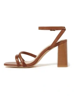 Forever New Sara Stacked Heel In Brown -Myer Clothing Shop 952552450 3 720x928