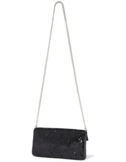 Forever New Stella Sequin Shoulder Bag In Black -Myer Clothing Shop 952819840 3 720x928