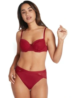 Conscious Simplicity Contour Bra In Rhubarb
