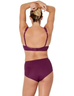 Smooth Lace Underwire Bra In Grape Wine -Myer Clothing Shop 953323480 3 720x928