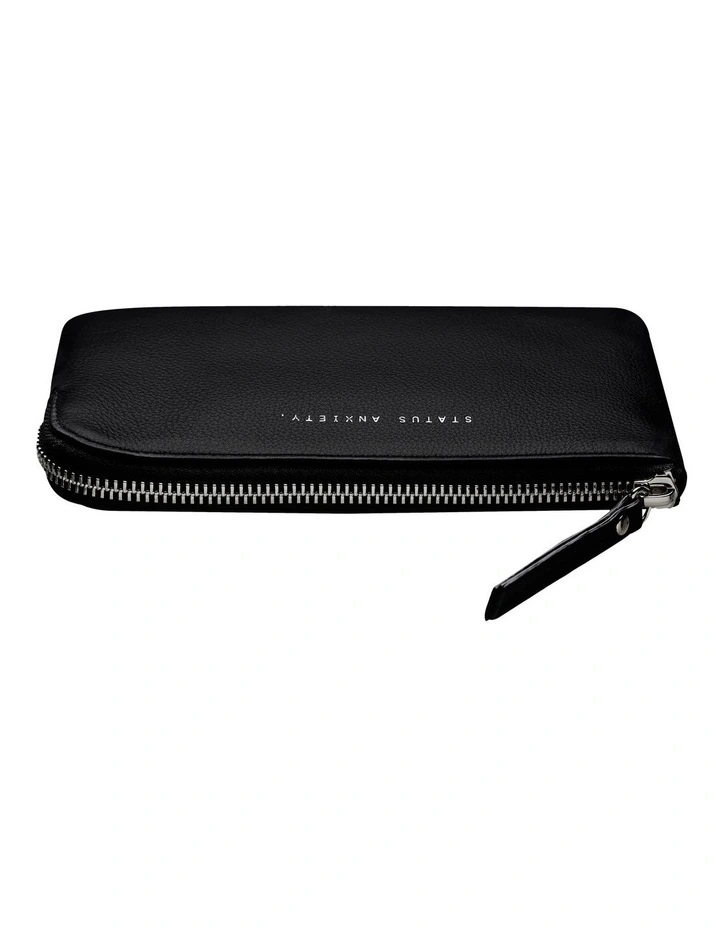 Smoke And Mirrors Zip Around Wallet In Black 3 Smoke And Mirrors Zip Around Wallet In Black - Image 3