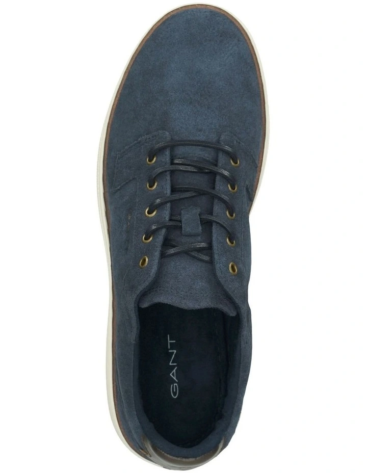 Gant San Prep Twill Suede Sneaker In Marine 2 Gant San Prep Twill Suede Sneaker In Marine - Image 2
