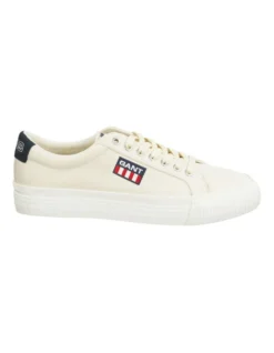 Gant Jaqco Twill Sneaker In Cream