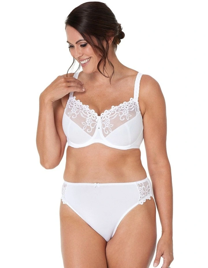 Coral Underwire Bra In White 1 Coral Underwire Bra In White