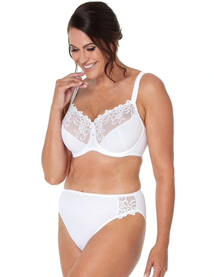 Coral Underwire Bra In White 2 Coral Underwire Bra In White - Image 2