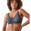 Elodie Maternity Bra In Jet/Pewter