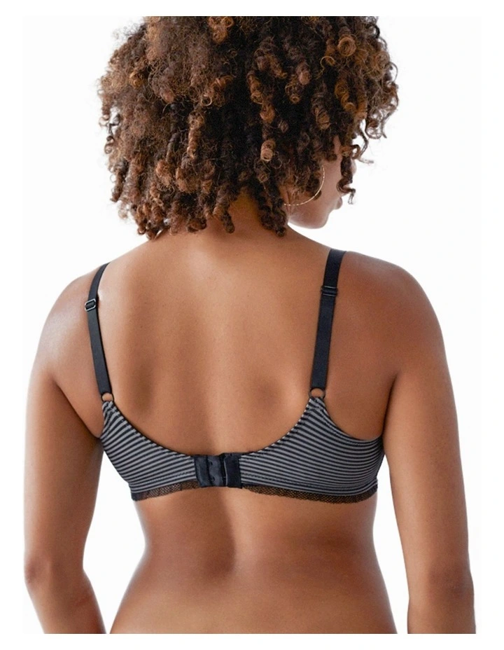 Elodie Maternity Bra In Jet/Pewter 2 Elodie Maternity Bra In Jet/Pewter - Image 2