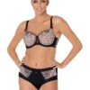 Fascination Underwire Bra In Black/Rose Cloud