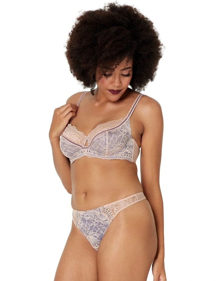 Only Me Underwire Bra In Tuscany/Navy Blue 2 Only Me Underwire Bra In Tuscany/Navy Blue - Image 2