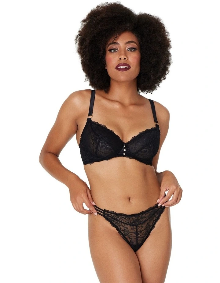 Fae Underwire Bra DD-G In Black 1 Fae Underwire Bra DD-G In Black
