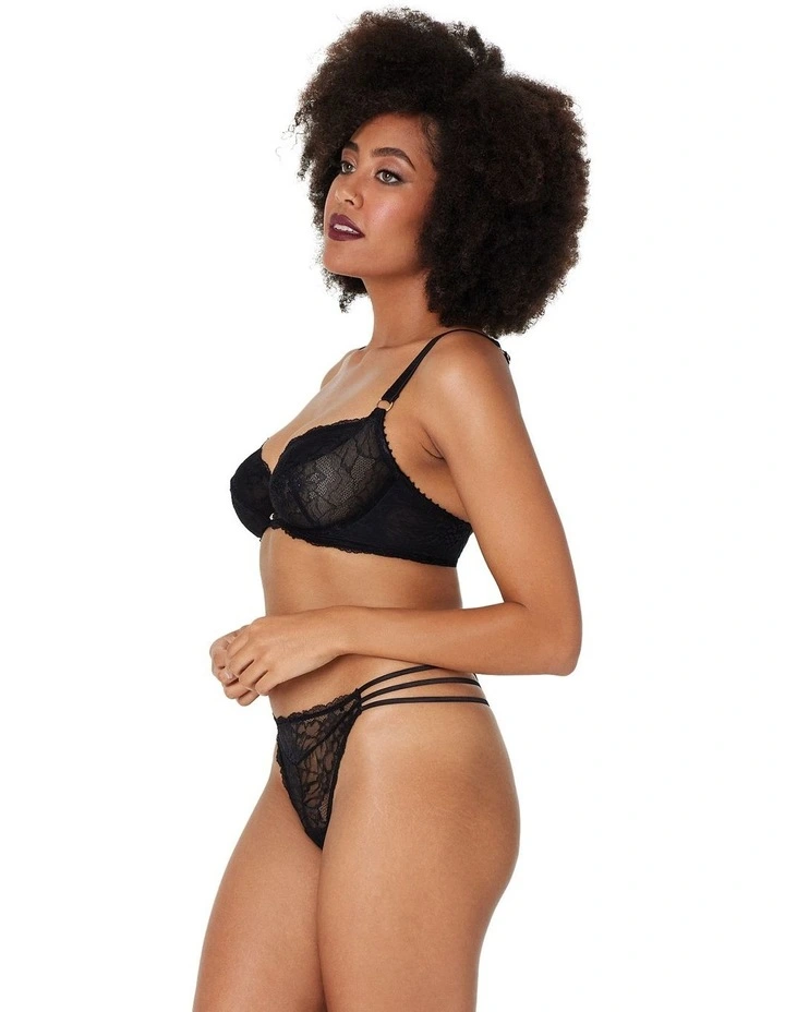 Fae Underwire Bra DD-G In Black 3 Fae Underwire Bra DD-G In Black - Image 3