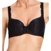 Damask Contour Bra In Black