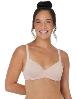 The One Full Coverage Contour Bra In Rose Dust Marle