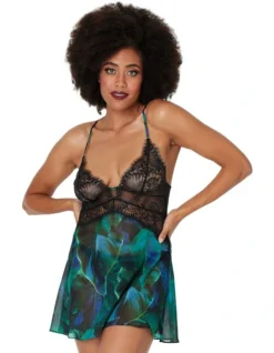Palm Fever Chemise In Palm Fever Print