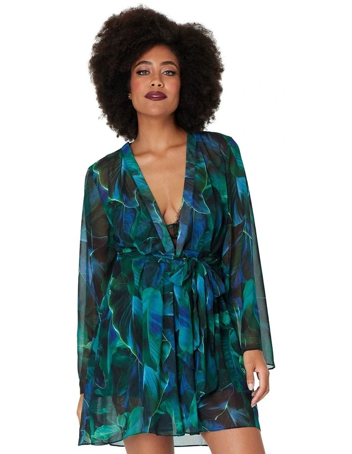 Palm Fever Robe In Palm Fever Print 1 Palm Fever Robe In Palm Fever Print