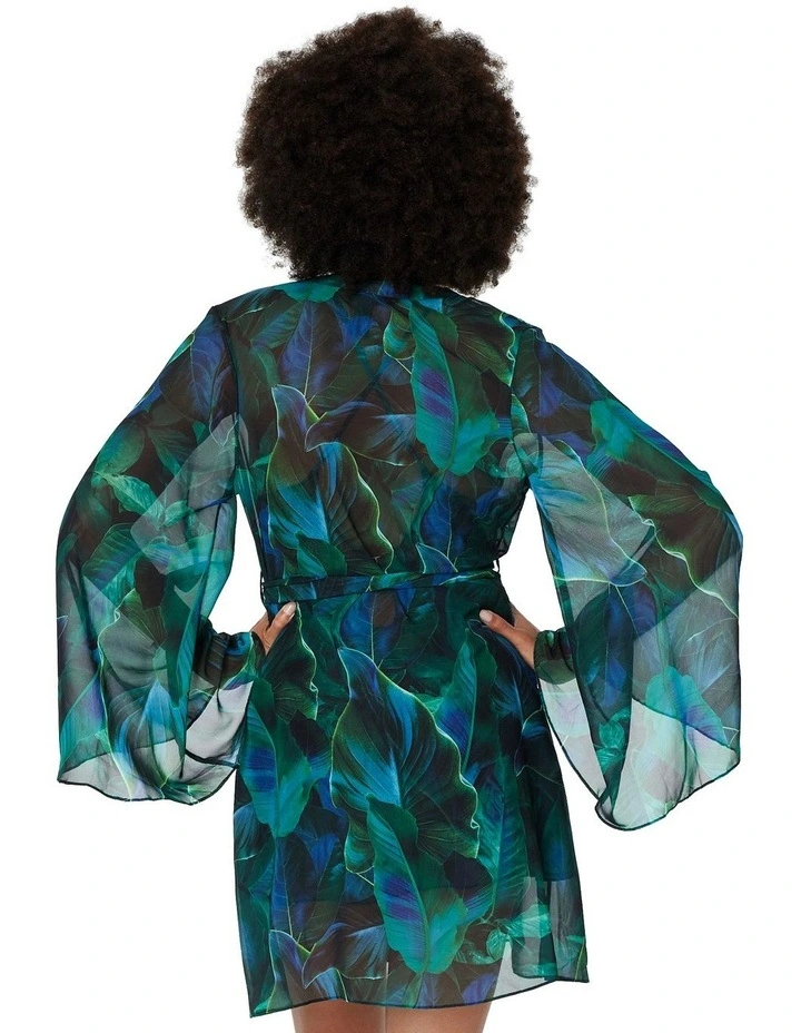 Palm Fever Robe In Palm Fever Print 2 Palm Fever Robe In Palm Fever Print - Image 2