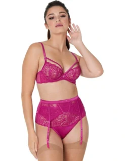 Kika Bohemia Suspender In Festival Fuchsia