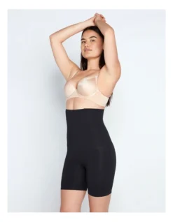 Medium Control High Waisted Short In Black