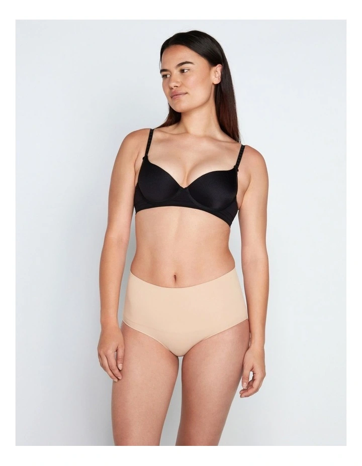 Medium Control Waisted Brief In Caramel 1 Medium Control Waisted Brief In Caramel