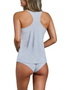 Belle Camisole In Light Grey Marle -Myer Clothing Shop 953996680 3 720x928