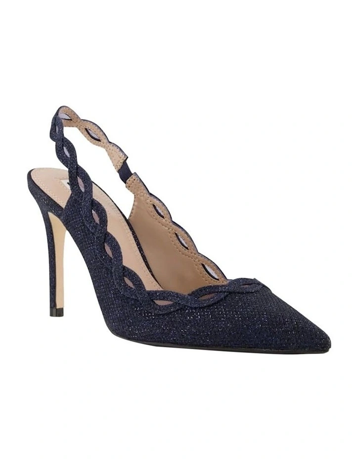 Dune London Dolly's Heels In Navy 2 Dune London Dolly's Heels In Navy - Image 2