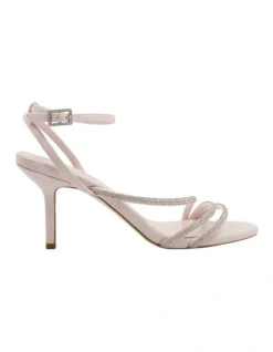 Dune London Maximum Heels In Blush
