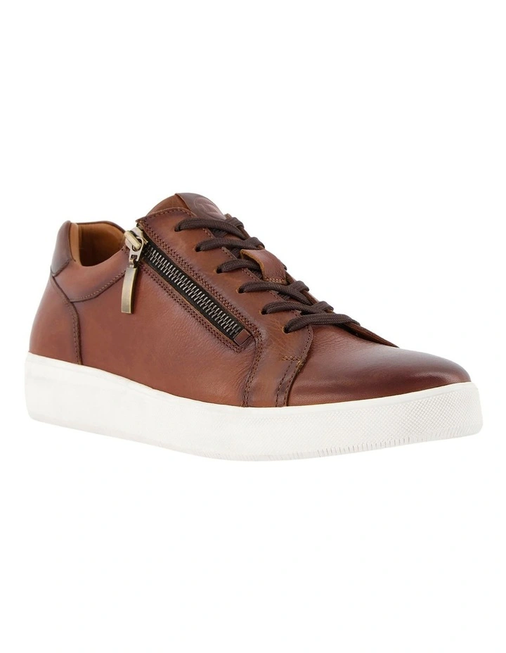 Dune London Tribute Sneaker In Tan 2 Dune London Tribute Sneaker In Tan - Image 2