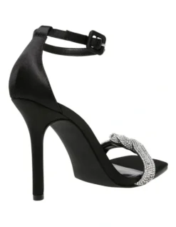 Steve Madden Confeti Heel In Black Satin 9 Steve Madden Confeti Heel In Black Satin -Myer Clothing Shop 954146620 5 720x928