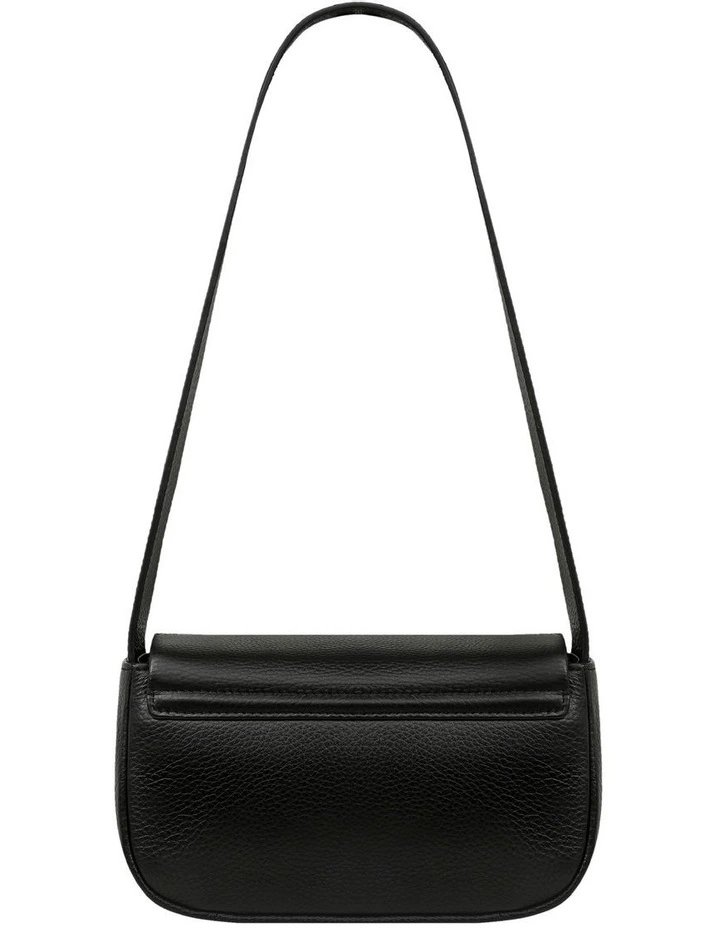 One Of These Days Flapover Shoulder Bag In Black 2 One Of These Days Flapover Shoulder Bag In Black - Image 2