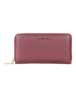 Eva Vegan Wallet In Wine