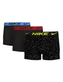 Nike Essential Micro Trunks 3 Pack In Black