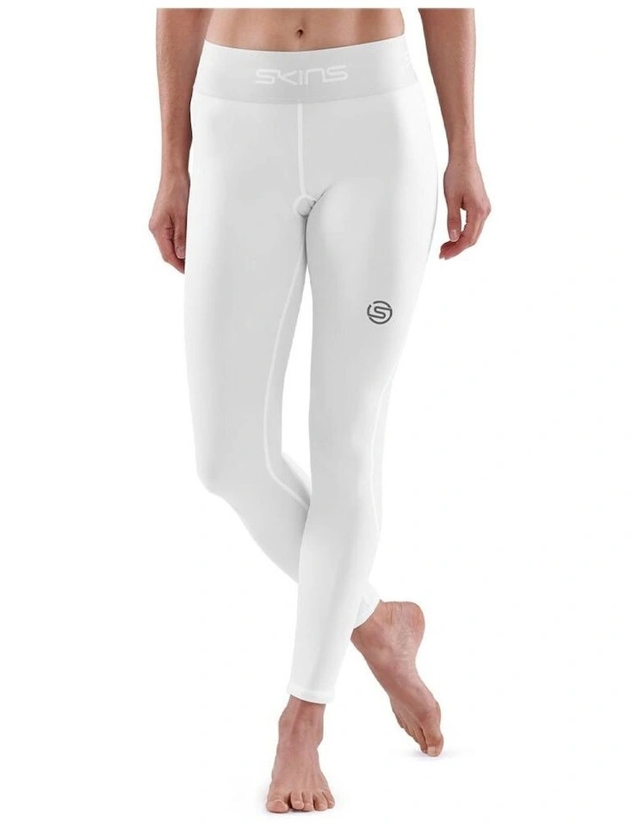 SKINS Series 1 Large 7/8 Long Tights In White 2 SKINS Series 1 Large 7/8 Long Tights In White - Image 2