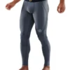 SKINS Series 3 Small Long Tights In Charcoal