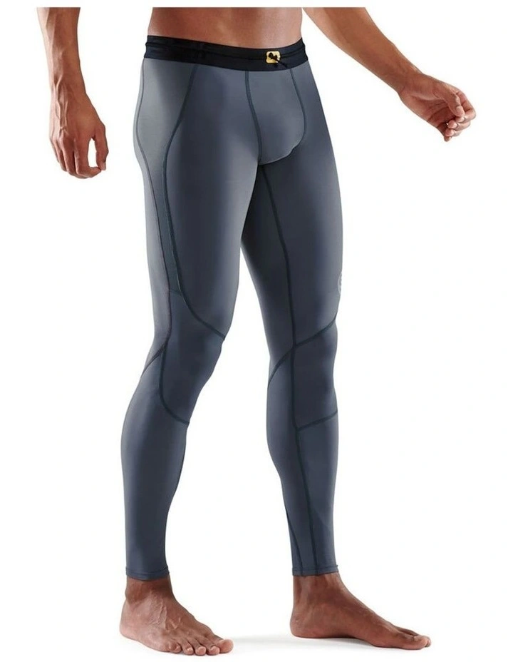 SKINS Series 3 Small Long Tights In Charcoal 2 SKINS Series 3 Small Long Tights In Charcoal - Image 2