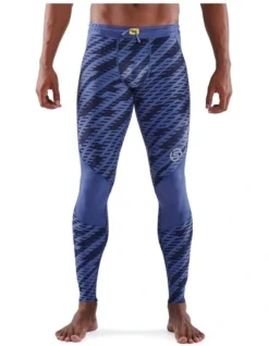 SKINS Series 3 Compression Long Tights Activewear In Blue