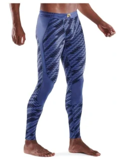 SKINS Series 3 Compression Long Tights Activewear In Blue -Myer Clothing Shop 954931870 4 720x928