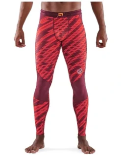 SKINS Series 3 Compression Long Tights Activewear In Orange