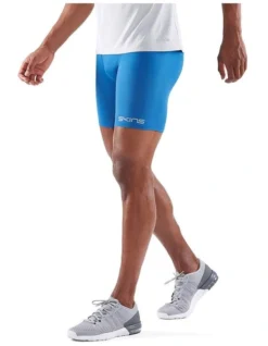SKINS Compression DNAmic Force Half Tights 25cm In Blue