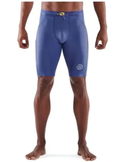SKINS Series 3 Compression Half Tights Activewear In Blue