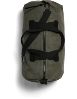 Double Barrel Duffle Bag In Washed Black 8 Double Barrel Duffle Bag In Washed Black -Myer Clothing Shop 955399510 4 720x928