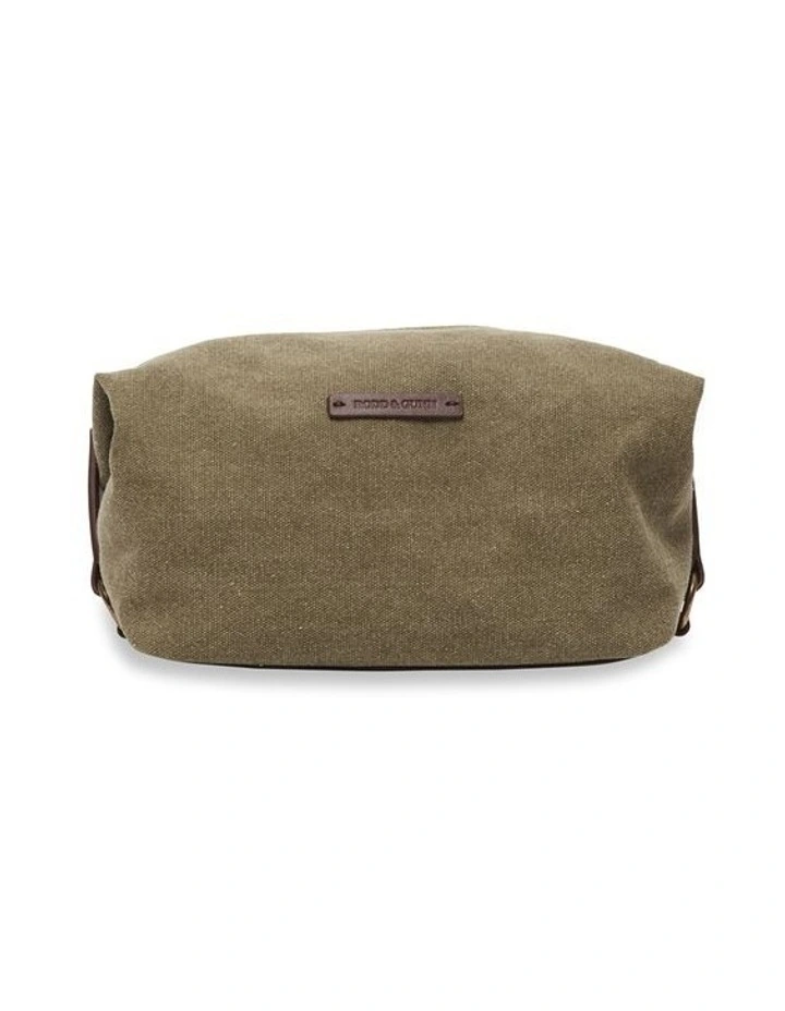 Shannon Shave Bag In Khaki 1 Shannon Shave Bag In Khaki