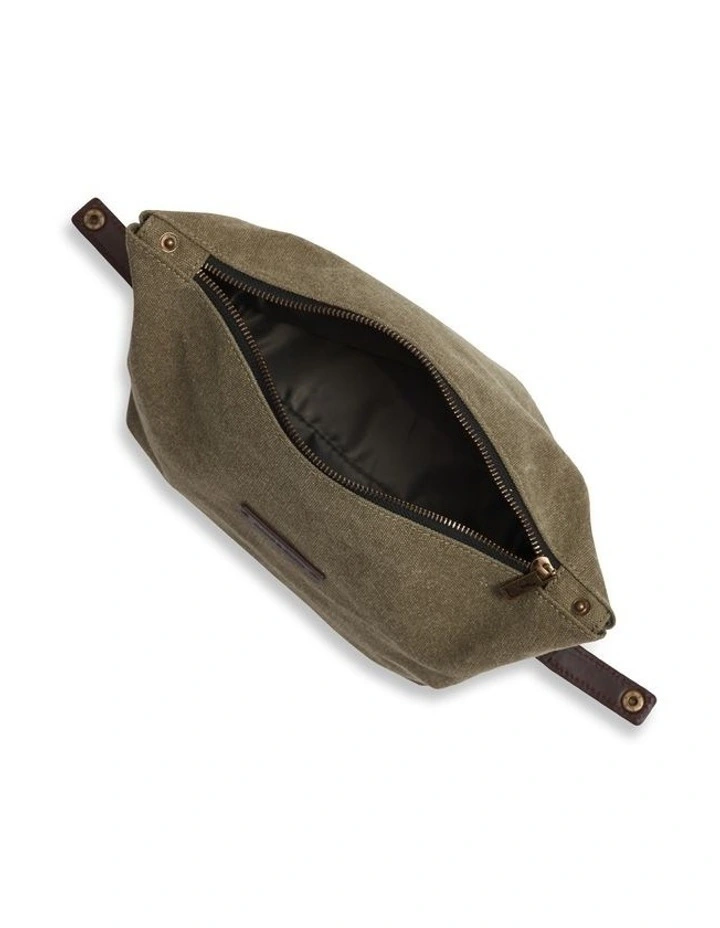 Shannon Shave Bag In Khaki 7 Shannon Shave Bag In Khaki - Image 7